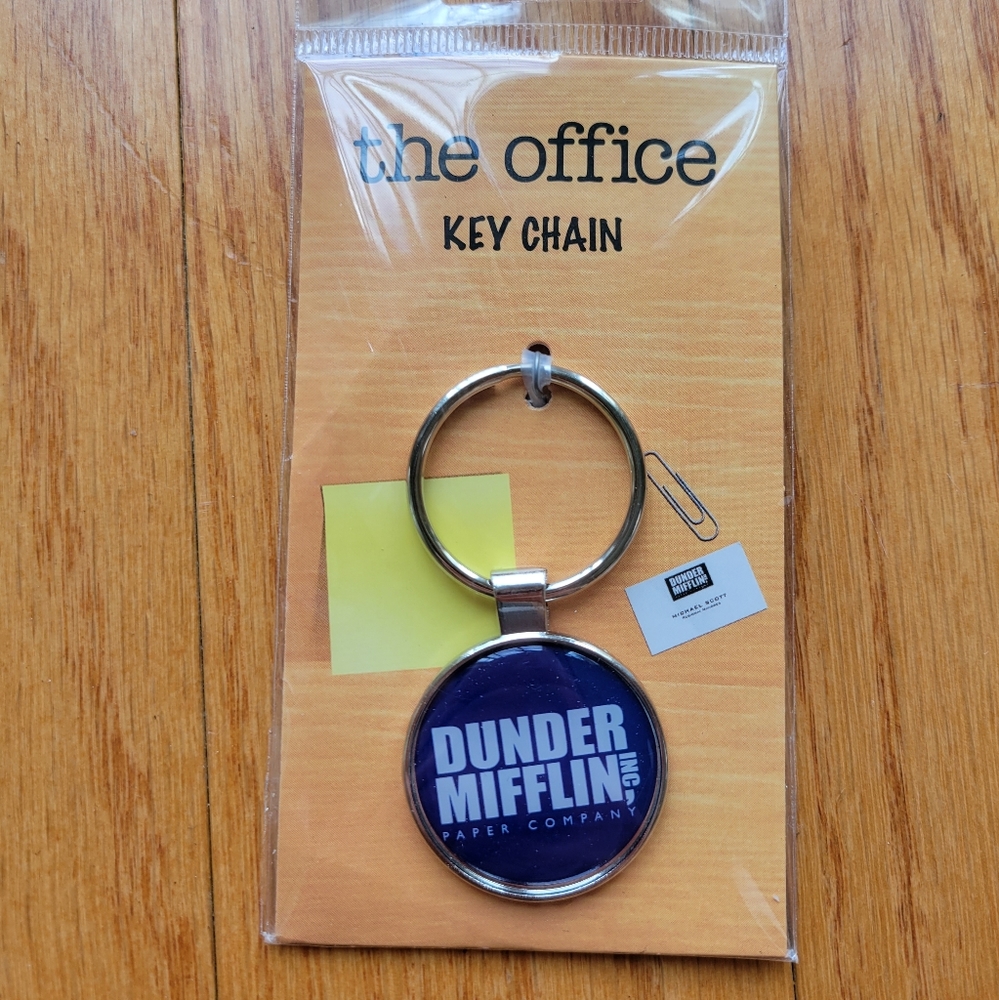 Dunder Mifflin the Office Keychain - FREE with other closet purchase